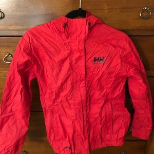 Red Helly Hansen jacket